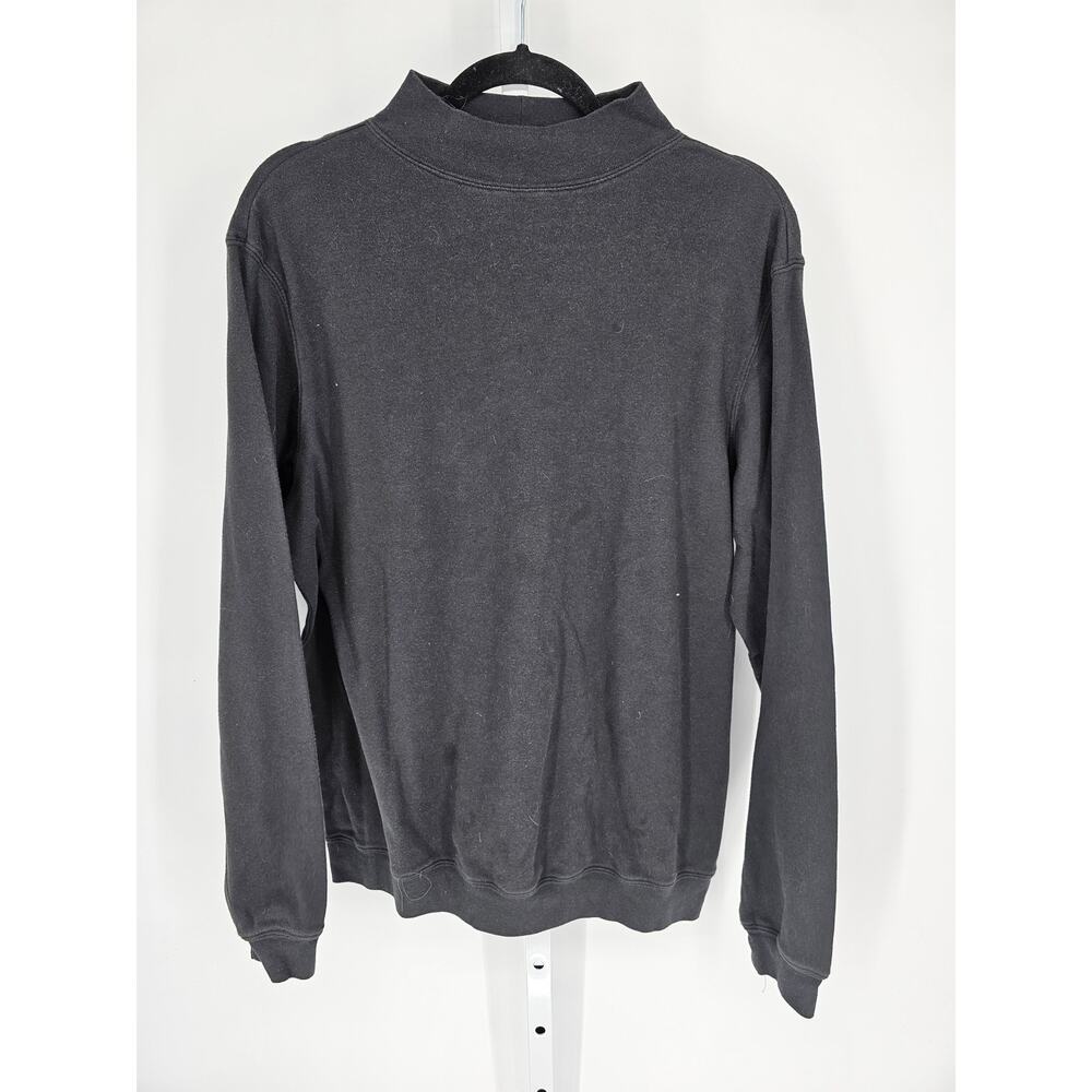 Scandia Woods Women's Black Long Sleeve Turtle Neck Blended Fiber T-shirt Size L